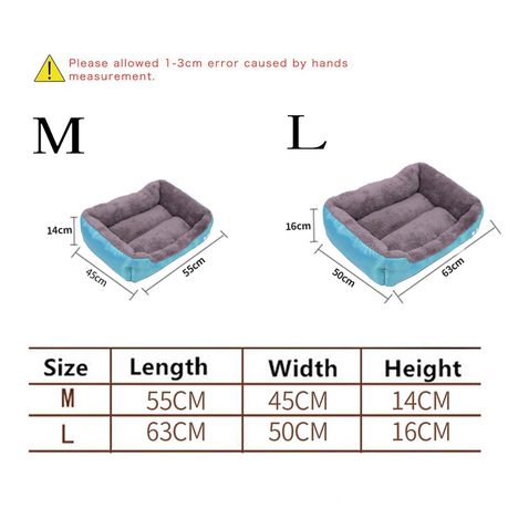 2 Piece Pet Plush Cushion Bed Set