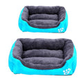 2 Piece Pet Plush Cushion Bed Set