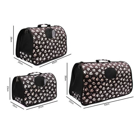 Travel Pet Carrier Bag collapsible foldable design