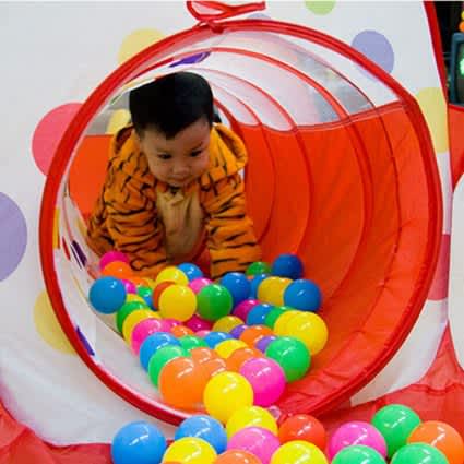 3 In 1 Baby Playpen Portable Baby Play Tent Kids Ball Pool
