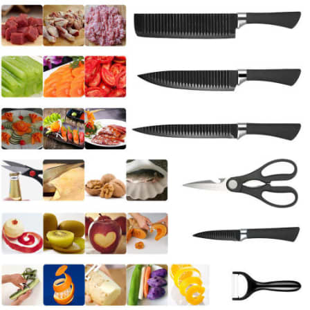 Quality 6 Pcs Kitchen Knife Set