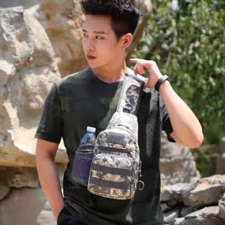 Men's Chest Bag Diagonal Bag Casual Close-fitting Men's Outdoor Bag