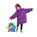 Huggle Animal Hoodie for Kids -  purple