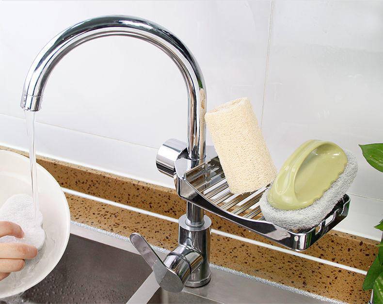 Stain Steel Single Kitchen Sink Organizer