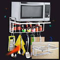 Microwave Oven Rack 2 Tier Storage Rack Microwave Oven Shelf Kitchen Supplies