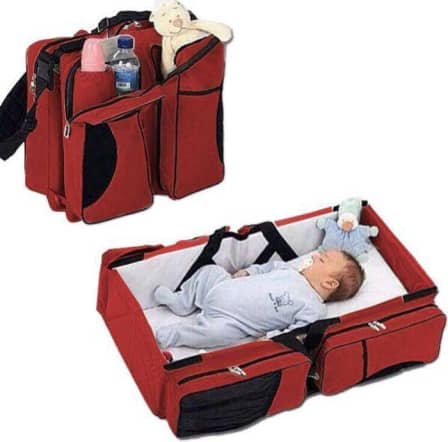 Baby Travel Bed and Bag - Girl