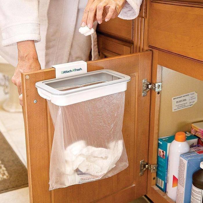 Attach a Trash Bag Holder