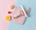 Ceramic Fruit Knives Kitchen Set - Pink