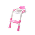 Toddlers Potty Training Ladder with Toilet Seat - Pink