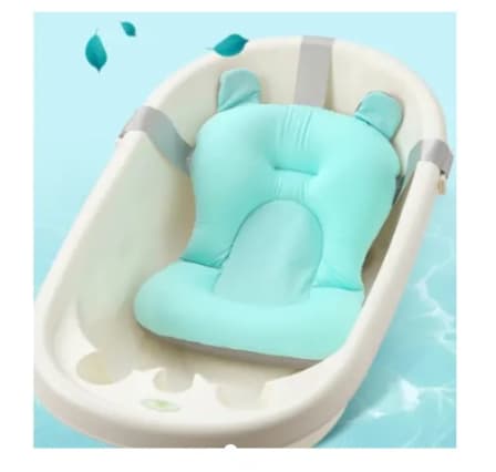 Blue Baby Bathtub Cushion