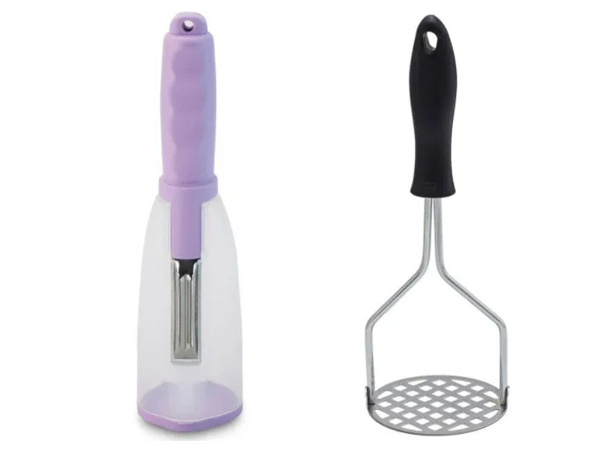 Peeler With Container + Potato Masher