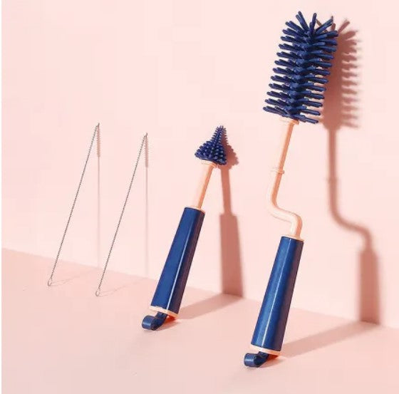 Baby Silicone Bottle Brush Set