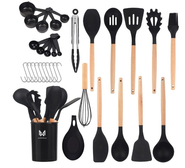 Non-stick Silicone Utensil Set 33 pieces