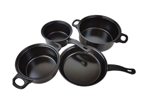 13 Piece Medium Sized Aluminium Cookware Set