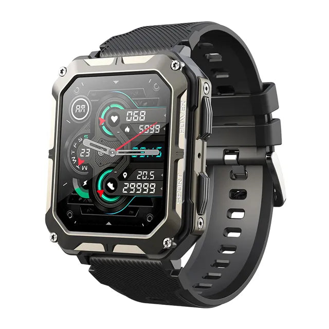LEMFO C20Pro Smart Watch Men Sport Smartwatch -  Black