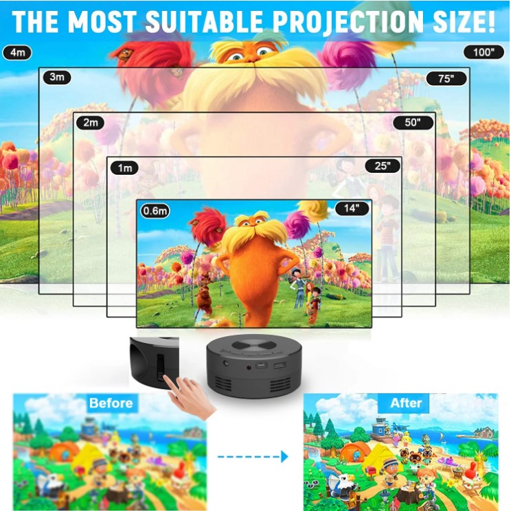 Portable LED Projector