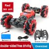 Remote Control Car 4WD Radio Control Stunt Car Toy - Red