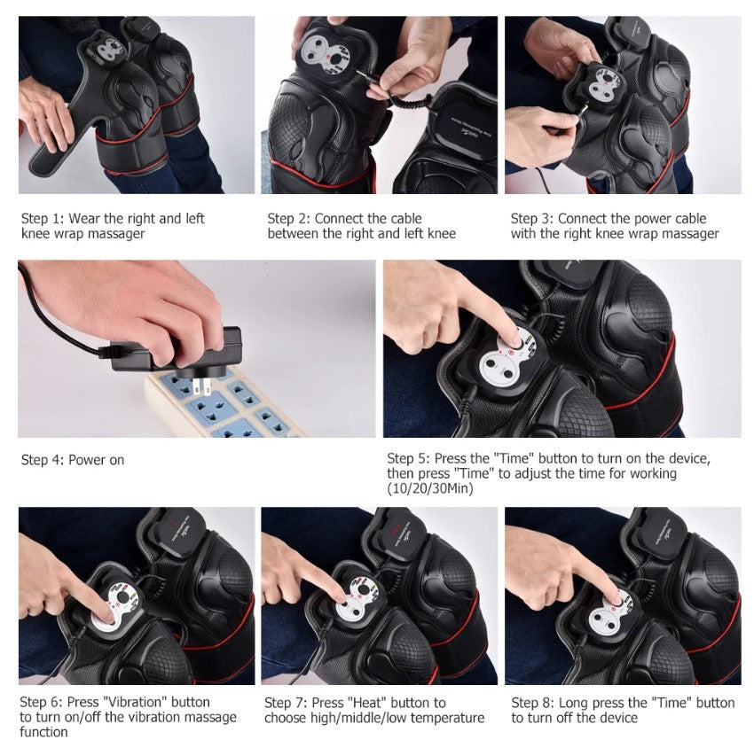 Knee Magnetic Vibration Heating Massage