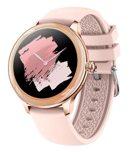 V33 Lady Smartwatch 1.09 inch Smart Watch Silicone - Pink