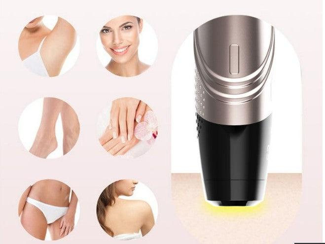 Home Convenient Electric Laser Hair Removal Instrument - Pink