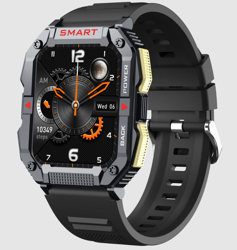YK01 Smart Watch for Outdoor Sports - Black