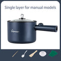 Multi Function Non-Stick  Electric Hot Pot 1.8L Large Capacity - Blue Single Manual