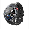 C21 Men Smart Watch 5ATM Waterproof for iPhone Android Phone - Black
