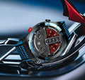 EX102 Men Smart Watch double starry sky sports strap - Blue