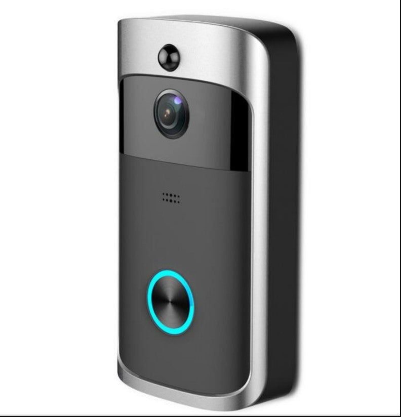 Smart Wireless WiFi Security DoorBell Remote Home Monitoring - Black