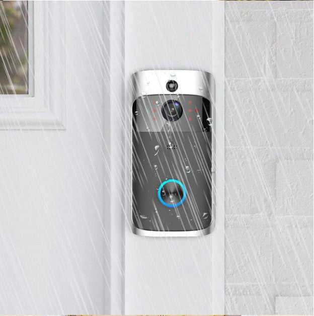 Smart Wireless WiFi Security DoorBell Remote Home Monitoring - Grey
