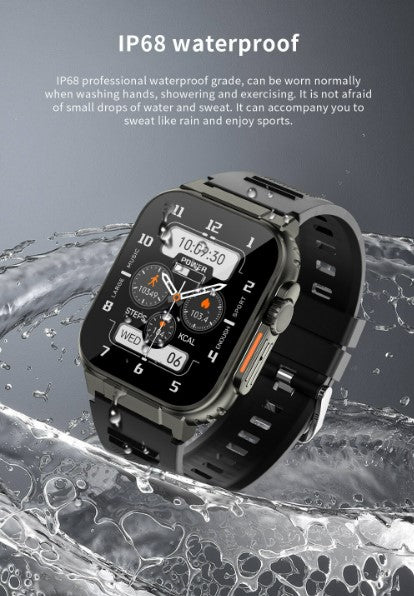 A70 Smart Watch  for Men/Women - Black