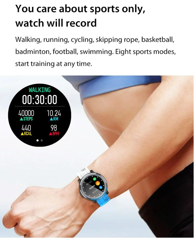 LEMFO New Smart Watch Men - Blue