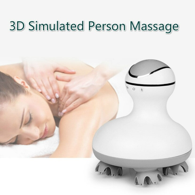 New 3D Waterproof Wireless Electric Head Massager - Classic Style
