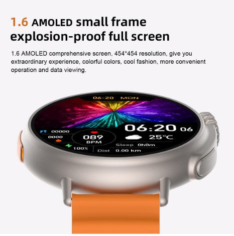 MT30 Smart Watch Ultra Long Range Waterproof - Black