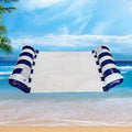 Adult Inflatable Floating Hammock Net Cloth Lounge Chair - Dark Blue