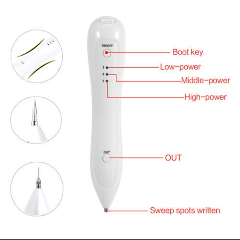 Laser Freckle Removal Skin Mole Removal Dark Spot Remover for Face Wart Tag Removal Machine