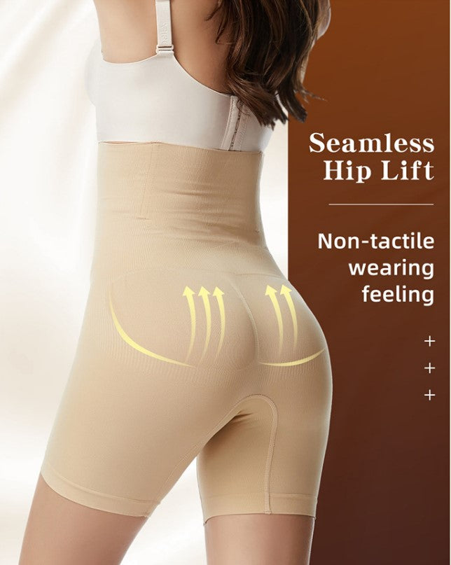 High Waist Lift Hip Corset Underwear - Black