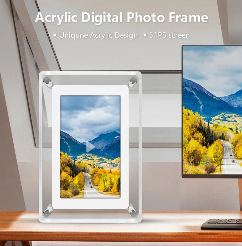 5 inch HD 1080p Digital Photo Frame Advertising Machine Video/Picture Display Player