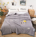 Cotton Thin Summer Cool Quilt - Grey 180*220