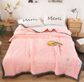 Cotton Thin Summer Cool Quilt - Pink 180*220