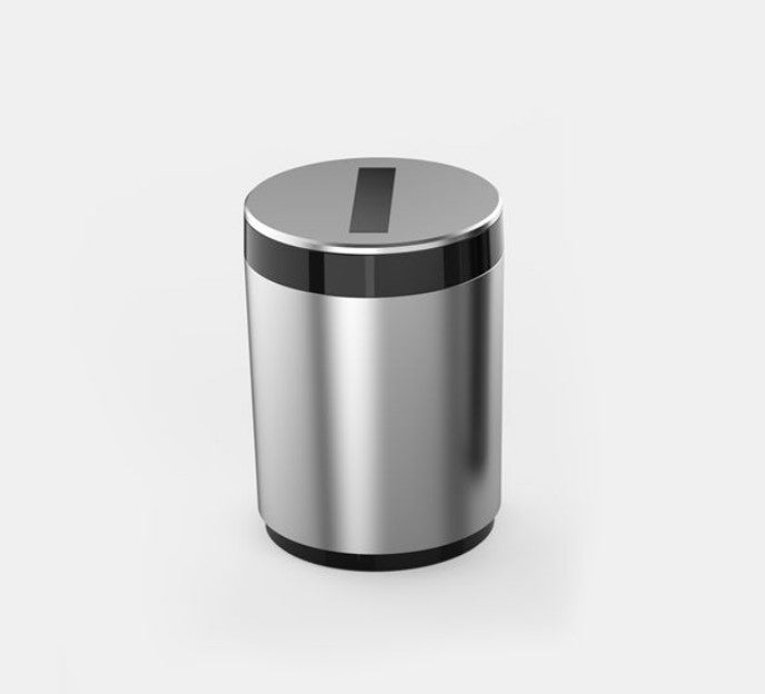 Automatic Ashtray opening and closing switch infrared induction ashtray - Silver