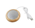 Bright Wood Grain USB Cup Warmer Mug Mat Heater Mugs Coaster