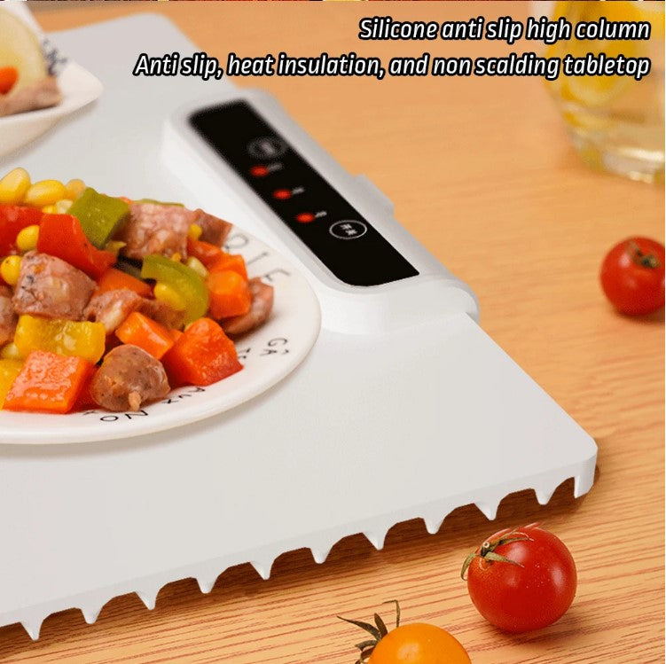 Electric Warming Tray Warm Plate Adjustable Temperature 60℃-100℃ 240W Keep Food Hot Constant Mat
