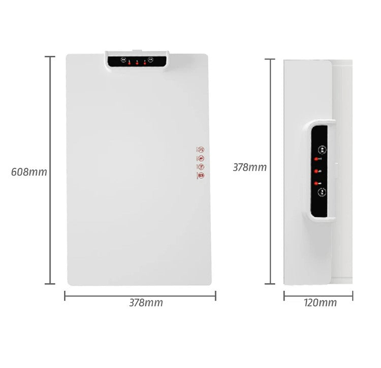 Electric Warming Tray Warm Plate Adjustable Temperature 60℃-100℃ 240W Keep Food Hot Constant Mat