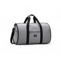 Waterproof Travel Bag Mens/Women Travel Shoulder Bag 2 In 1 Large Luggage Duffel Totes Carry On Hand Bag - Grey
