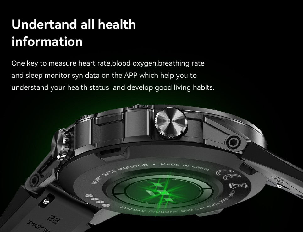Smart Watch K52 Watches Unisex Sports Fitness Modes Bluetooth Call Health Monitor 400mah 1.39Inch HD Smartwatch - Orange