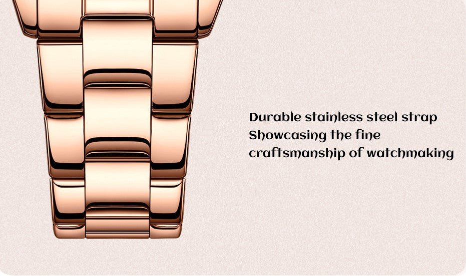 CURREN Ladies Steel Watch - Gold White
