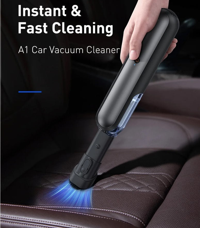 Baseus A1 Car Vacuum Cleaner 4000Pa Wireless Vacuum For Car Home Cleaning - White