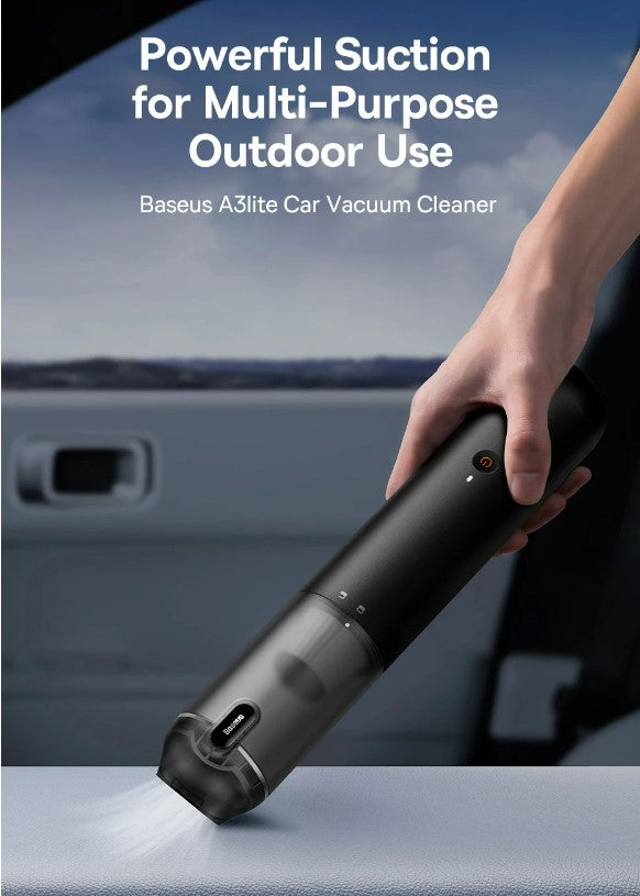 Baseus 4in1 15000Pa Car Vacuum Cleaner Air Pump Wireless Vacuum Cleaner - White