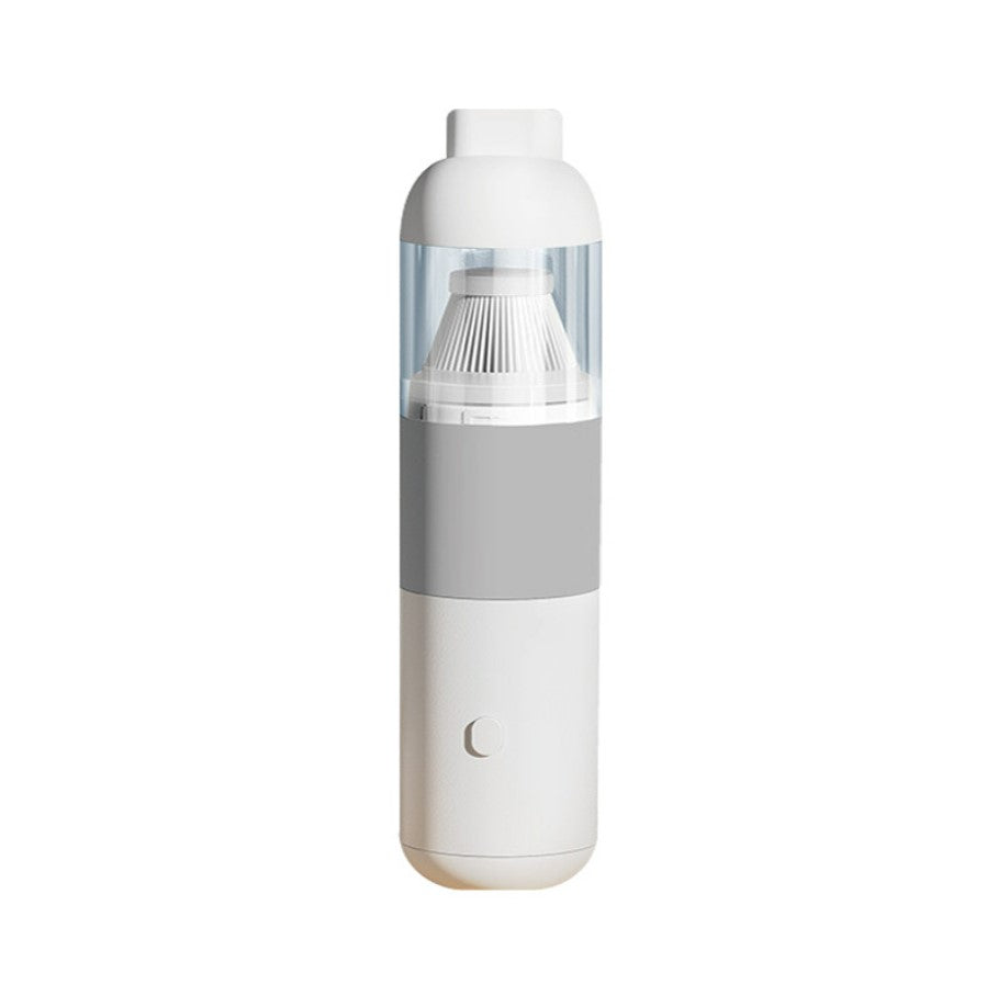 New Handheld Household Car Vacuum Cleaner Small Mini 2-in-1 Portable Wireless High Power Vacuum Cleaner - White
